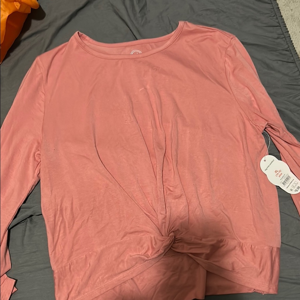 Pink Long Sleeve Top